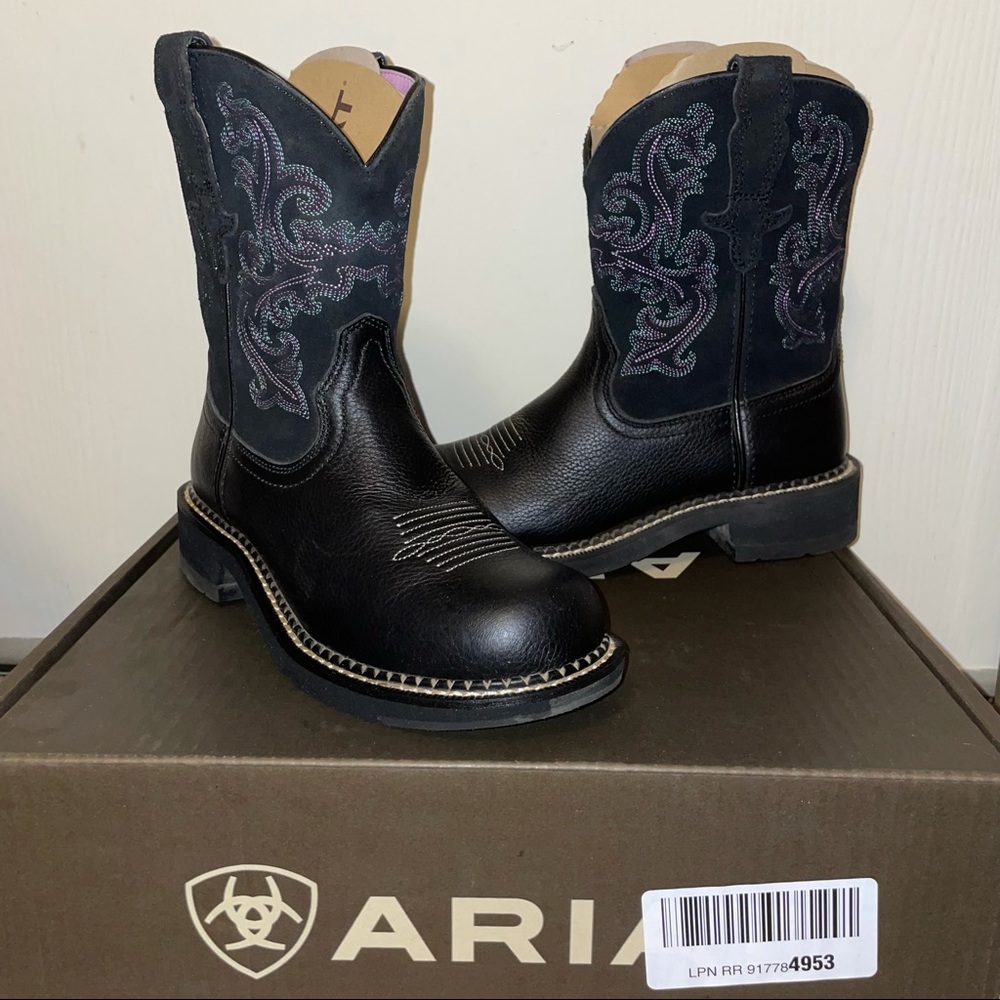 ARIAT Fatbaby II Black w/Purple Detailing